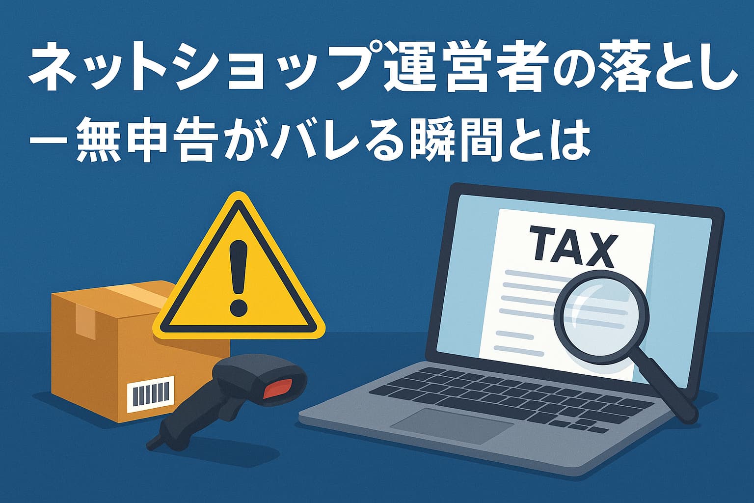 ネットショップ運営者の落とし穴―無申告がバレる瞬間とは - 岩本隆一税理士事務所｜横浜駅